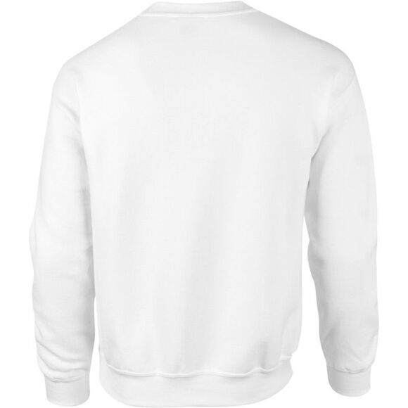 Gildan DryBlend Adult Set-In Crew Neck Sweatshirt (13 Colours) / White - Picture 2 of 4